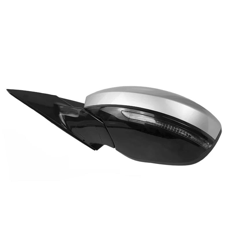 Voiture Rétroviseur Ensemble De Rétroviseur Latéral Voiture Pour Nissan Pour Altima SR 2019-2023 Auto Avec Caméra Chauffage Pliable Électrique Retroviseur Complet Éléctrique(BLANC,12 Wire Left)