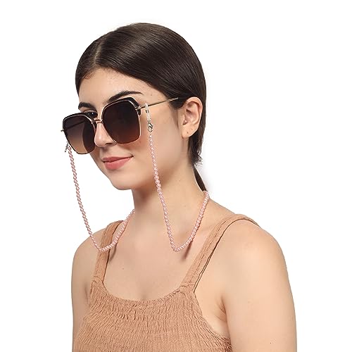 Image of Unisex Specs Holder Hook & Loop Anit Slip Eyewear Lanyard Beads Strap Chain