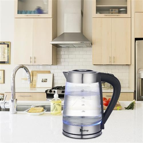 Hervidor eléctrico de vidrio con control de temperatura 2.5L miniatura 6