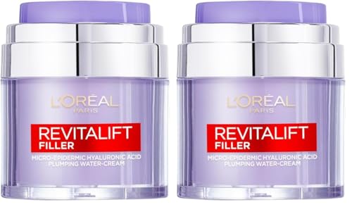 Crema L'Oreal Paris Revitalift Filler Ácido Hialurónico Todo Tipo de Piel 50ml Pack 2
