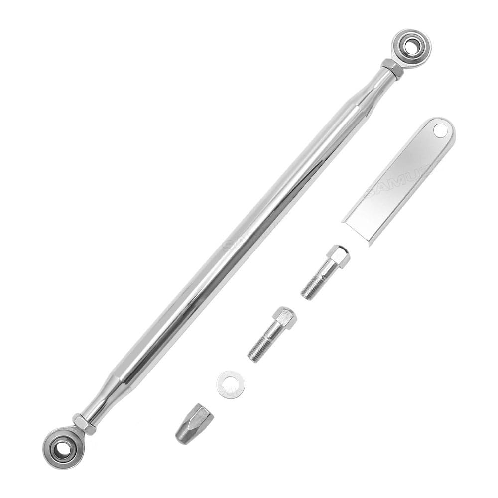 Lbcsrmh Silver Motorcycle Gear Lever Motorcycle 330Mm Gear Shift Linkage Brake Clutch Lever For Dyna For Fatboy For Touring Street Glide For Electra Flhr For Softail