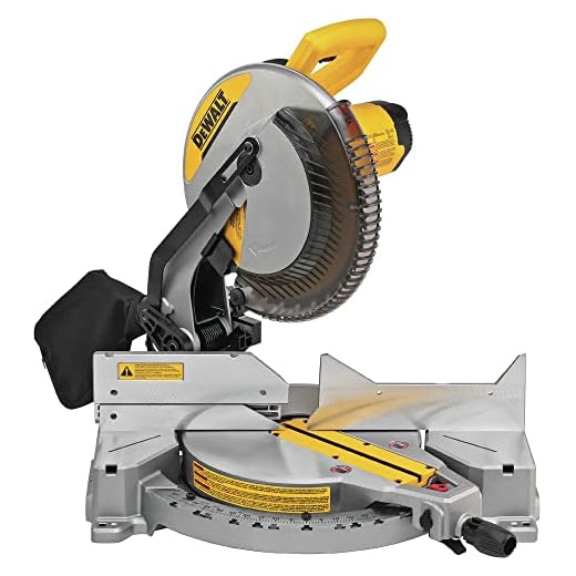 Dewalt DWS715R 15 Amp Single Bevel Compound 12 in. Miter Saw (Renewed)