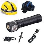 SKILHUNT H04 RC TIR USB Rechargeable Camping Headlamp Flashlight - 1200 Lumen, Lightweight, Compact EDC Waterproof LED Headlight for Outdoor Sports Hands-Free (H04 RC Cool White)