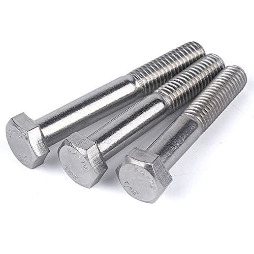 Perno hexagonal de acero inoxidable 304 con rosca parcial M12 3