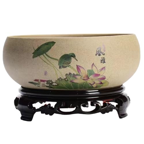 Bol pour oiseaux et pot de fleurs en céramique pour balcon et bureau