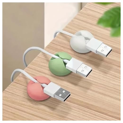 4PCS Data Cable Retainers - Cable Clips for Desk, Wall, Car, Office Cable Management Accessories, RandomColor