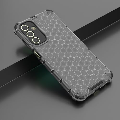 Image of Glasgow Back Case Cover Compatible with [ Samsung Galaxy F15 5G ] (Stylish Design) - Black