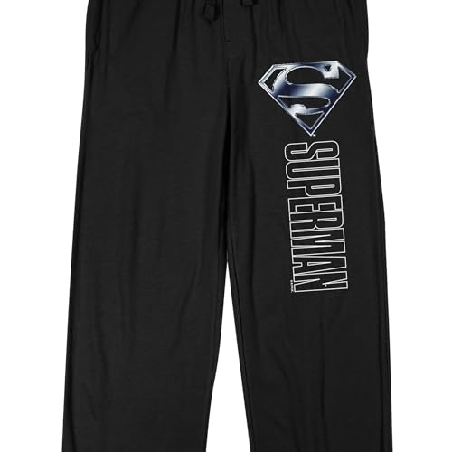 Bioworld Superman Core Men's Black Sleep Pants2