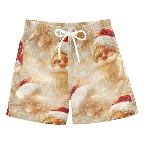 senya Santa Claus Hatstars Boys Swim Trunks Toddler Shorts Swimwear Boardshorts