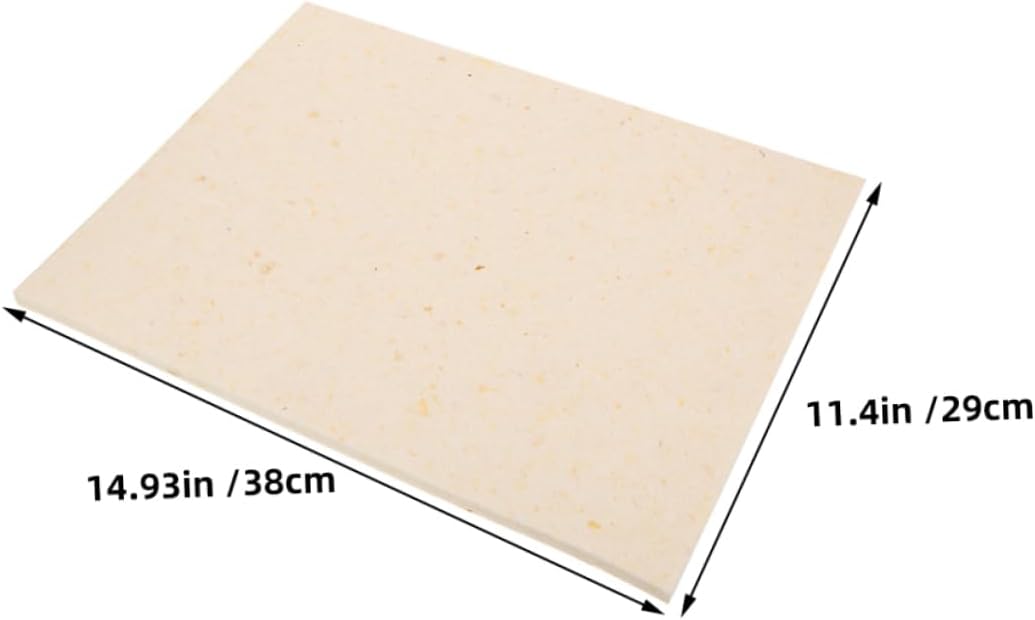 FOYTOKI 2pcs Thermal Insulation Sponge Pad for Heat Press Heat Resistant Mat for Sublimation Craft Mat Even Pressure Distribution