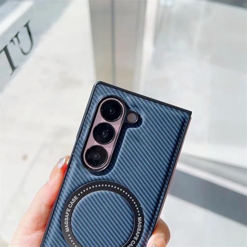 Coque Samsung Galaxy Z Fold3 en cuir et carbone luxe - 7
