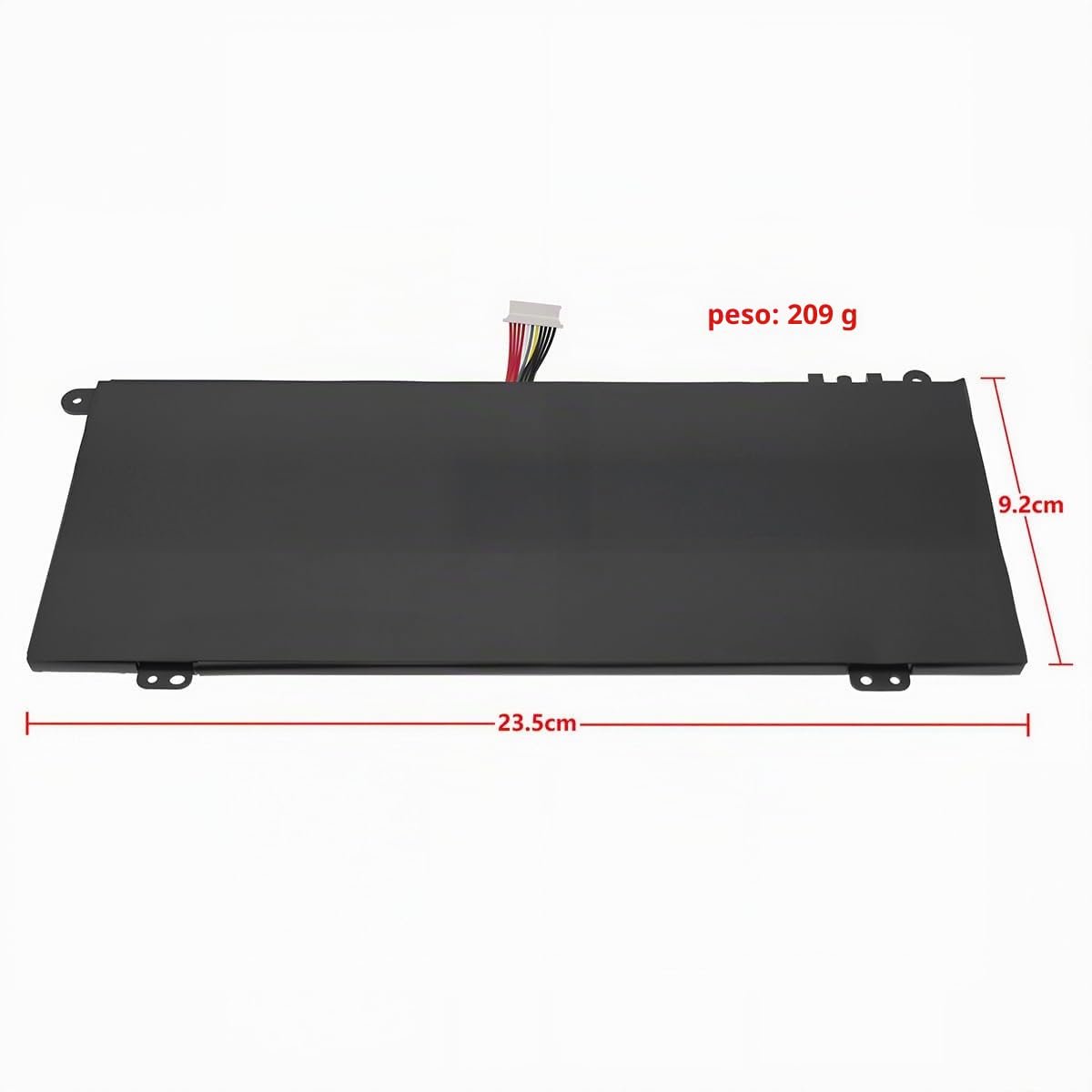 Tanch Batteria per Laptop 4588105-2s 40071698 per Toshiba Dynabook Satellite PRO C40-G-12H C40-H-101 C50-E-10C C50-E-111 C50-H CS50l-HB C40-J Medion Akoya E15403 7.6V 6000mAh 45.6W