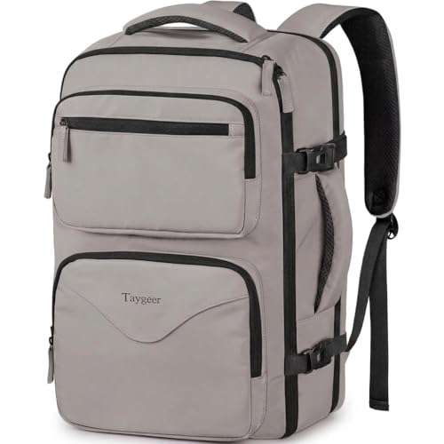 Taygeer Travel Backpack with Shoe Pouch, TSA Approved Personal Item Bag