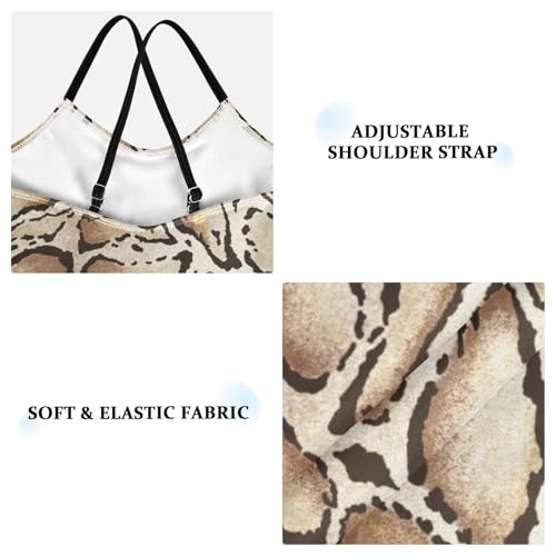 susiyo Girls One Piece Swimsuits Leopard Skin Prints Bathing Suit Quick Dry Beach Swimwear for Toddler Girl 3-10T3