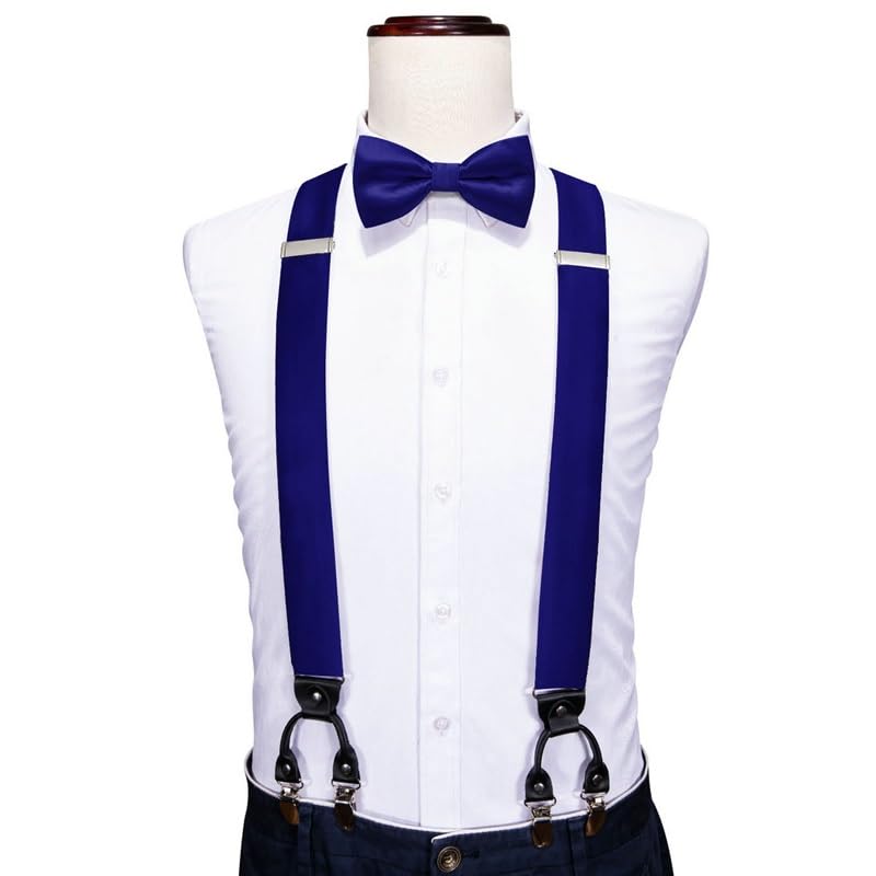 Set de Tirantes y Corbata de Lazo para Hombre miniatura 4