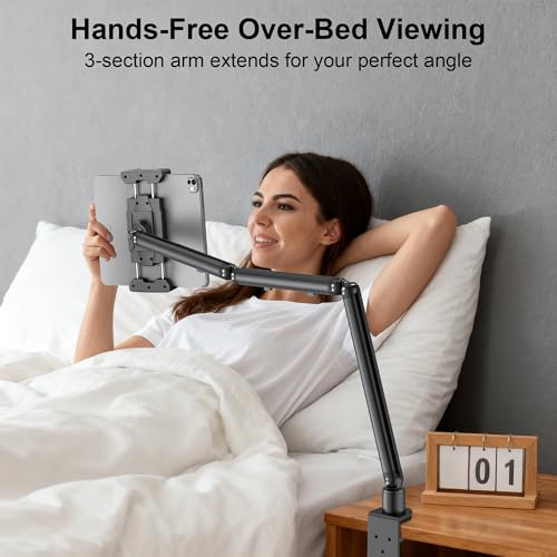 Image of Portable Monitor Stand 15.6 inch, Heavy Duty Tablet Arm Mount with Desk Clamp