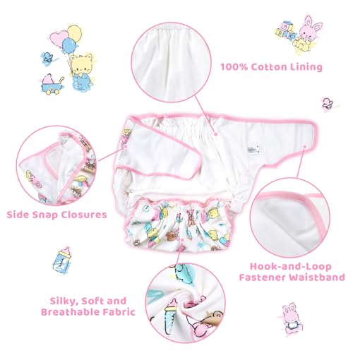 Image of Littleforbig Silky Adult Ribbon Omutsu Diaper Wrap Cover Washable Adjustable Reusable Waterproof - Baby Cuties