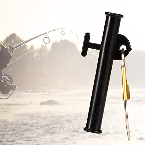 Balança de pesca, 10 peças de equilíbrio portátil de plástico com pinos de aço inoxidável - Preto