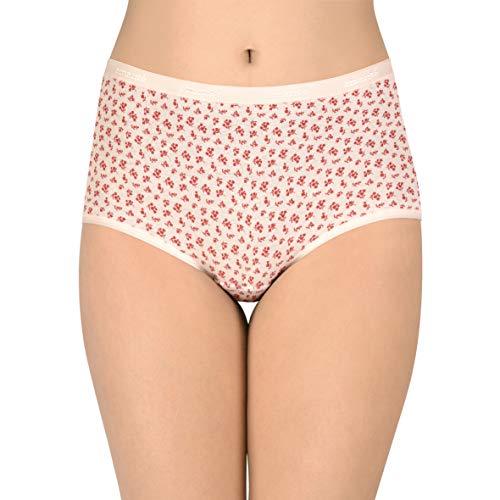 Image of Amante Printed Cotton Full Brief Panty Pack(Pack of 3)