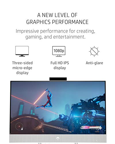 Hp All-In-One Desktop Pc, 11Th Gen Intel Core I3-1115G4 Processor, 8 Gb Ram, 512 Gb Ssd Storage, Full Hd 23.8” Display, Windows 10 Home, Remote Work Ready, Mouse And Keyboard (24-Dp1250, 2021) #TOP3