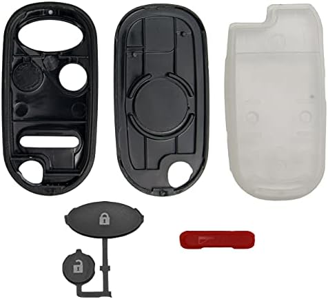 Keyless2Go Replacement GM Key Fob Shell - Empty Case With Buttons For L2C0007T Remote