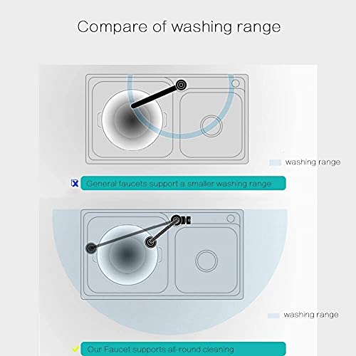 Robinet évier de cuisine rouillonnement flexible single cold - 5
