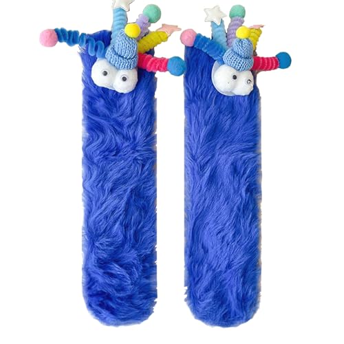 Image of TFTSR Crazy Funny Fuzzy Silly Socks for Kids Women,Girls Fluffy Slipper Novelty Fun Socks,Boy Men Cute Cozy Soft Animal Socks