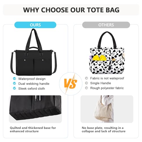 Large Tote Bag for Women, Embroidery Handbags for Women Weekender Handbags3