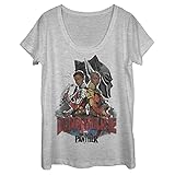Marvel Dora Milaje Women's Short Sleeve Tee Shirt, White, Small