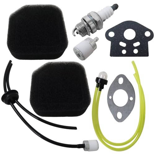 All-in-1 560873001 Air Filter Primer Bulb Fuel Line Replacement Kit Fits for HOMELITE UT10501-1 360 Automatic Chain Saw by GEVOLCM