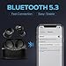 Monster Wireless Earbuds, Touch Control Bluetooth Earphones with Charging Case, Lightweight in-Ear Headphones, Built-in Microphone, IPX6 Waterproof, Fast Charging Sports Bluetooth Headset