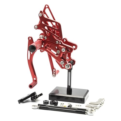 Repose-pieds arrière moto CBR600RR avec grip antidérapant usiné par commande CNC - 7