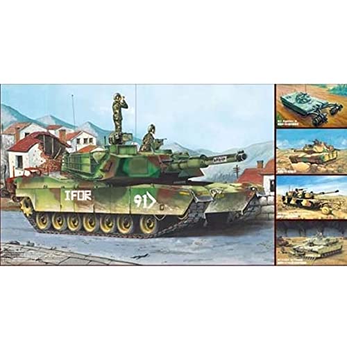 US M1A1/A2 Abrams 5 en 1 avec tourelles interchangeables et détails réalistes