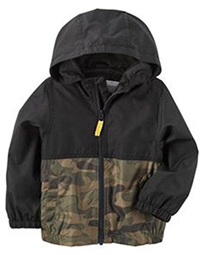 Carter's Little Boys Olive Drab Camouflage Windbreaker Jacket