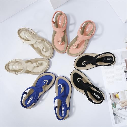 Womens Sandals Summer Flat: Dressy Casual4