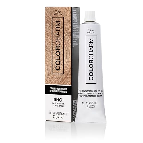 COLORCHARM Permanent Cream Hair Color, 9NG Sand Blonde,...