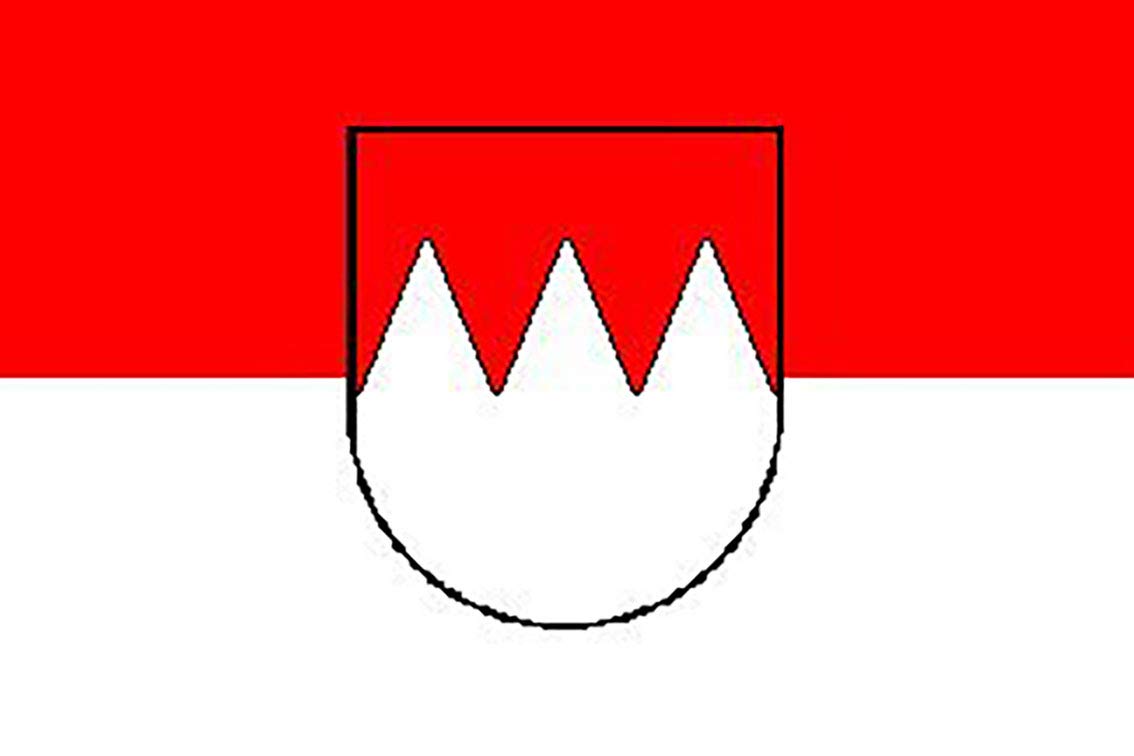 Bandiera bandiera re campo (Oberfranken) hissflagge 90 x 150 cm