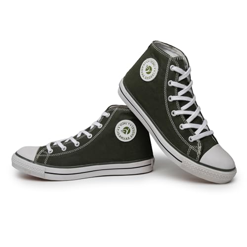Image of YUKI Unisex Canvas Comfortable & Lightweight Sneaker for Men's and Women's | High Top Canvas Sneakers