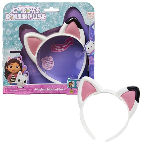 Gabbys Dollhouse Magical Musical Cat Ears with Lights Music Sounds and Phrases Kids Toys for Ages 3 and above