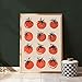 Vintage Kitchen Wall Art Trendy Tomato Food Poster Eclectic Kitchen Wall Decor Funny Dining Room Painting Print Tomato Fruit Picture For Home Dining Room Restaurant Cafe Wall Decor, 12