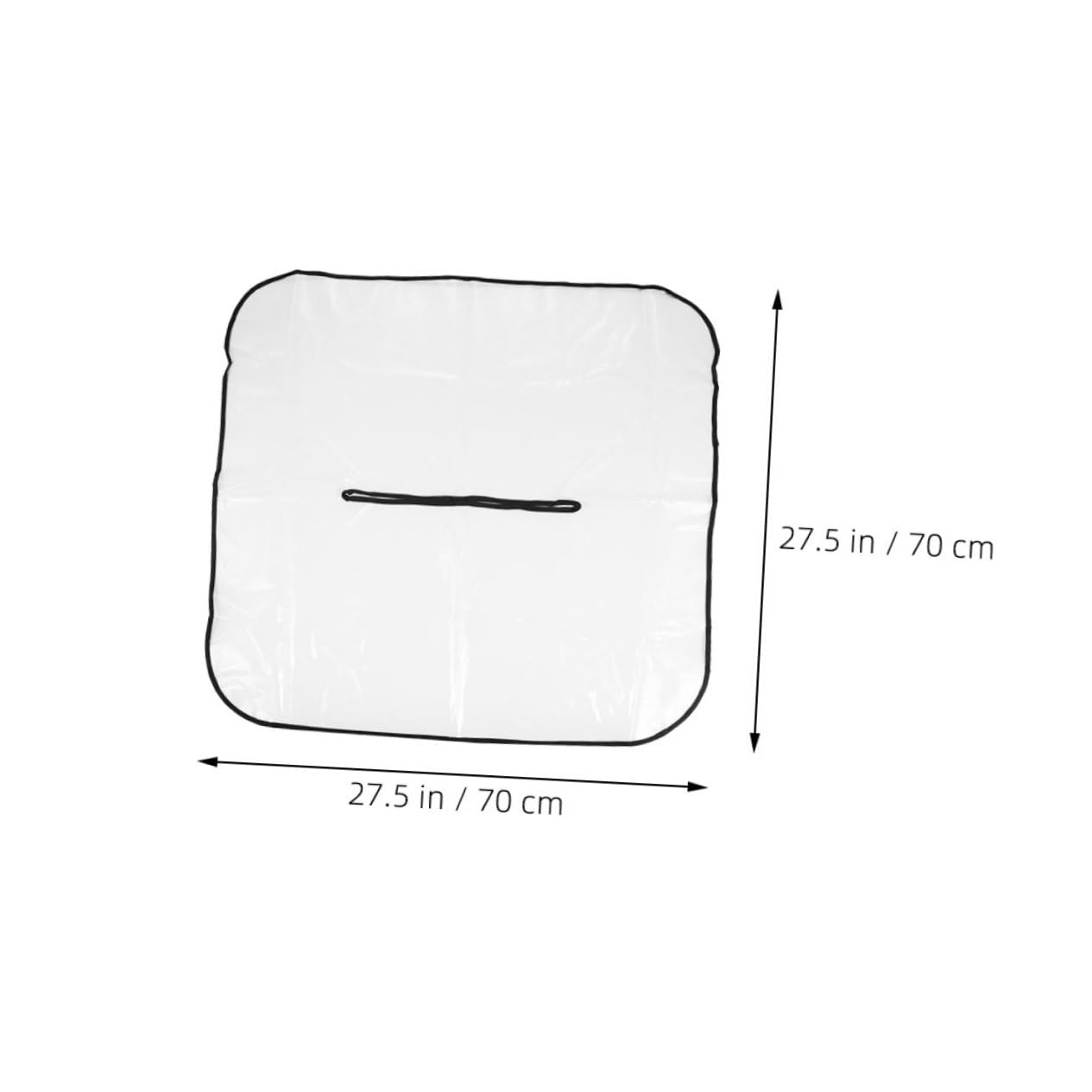 2 Piezas Funda Protectora de Lluvia para Bolso, Transparente Eva, Alta Visibilidad, Bordes Sellados, para Protección al Aire Libre