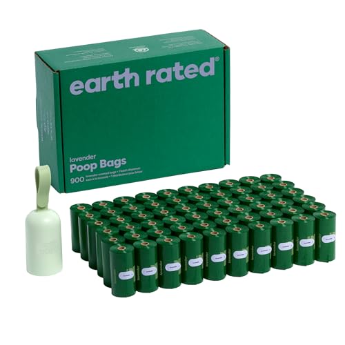 Earth Rated Dog Poop Bag Holder, Durable and Guaranteed Leakproof...