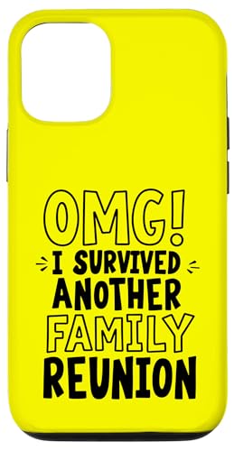I Survived Another Family Reunion �ʔ�������ȃA�p���� �X�}�z�P�[�X iPhone 12/12 Pro �p