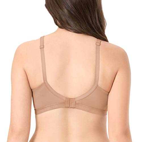 Image of Amante Every de Red Solid Non-Wired Non Padded Everyday Bra