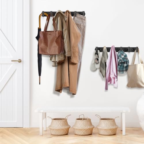 Topspeeder 01 Black Bath Towel Hooks, Coat Hooks Entryway Heavy Duty Coat Racks,Wall Mount Towel Hooks And Towel Rack thumb #5