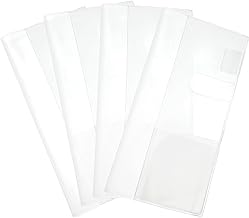 SUPERFINDINGS 4Pcs Clear Cover for Weeks 8.2x7.8Inch PVC Planner Cover Book Protector Case Dust-proof Waterproof Pocket Planner Protective Sleeve for Books