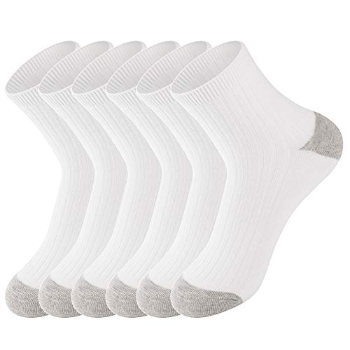 LifeWheel Lindo Algodón Transpirables Cómodo Ropa de niños niño niña Calcetines de niño 2 o 6 Pares