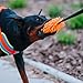 Dingo Hundespielzeug Mop 19 x 7 cm mit Bungee Griff 41 cm Agility Apporte Motivation Spiel mit Hund Training Orange 15673