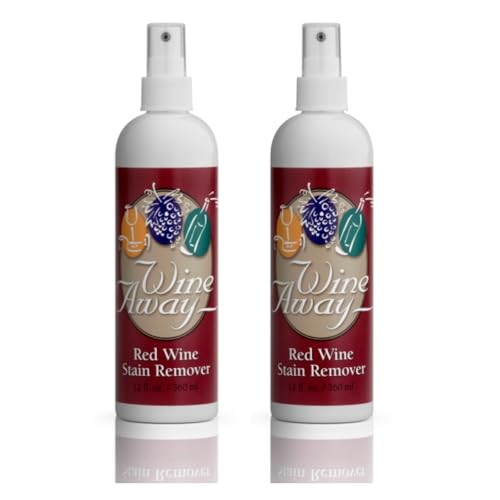 Wine Away Red Wine Stain Remover, 12oz - Removes Wine Spots, Perfect Fabric Upholstery & Carpet...