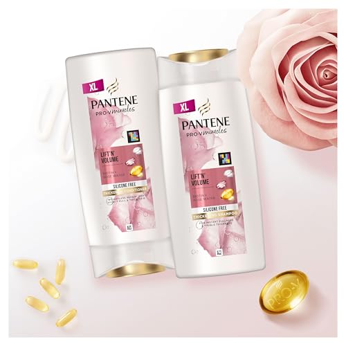 Pantene Biotin & Rose Water Thickening Shampoo - 1L - Image 6